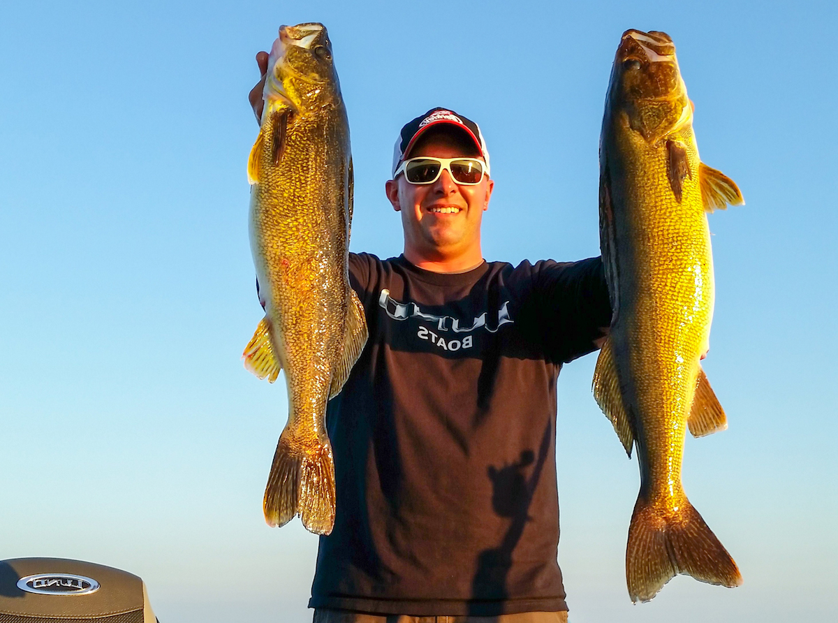 Spring Fishing for Trophy Walleye and Big Brown Trout Nick Nault’s